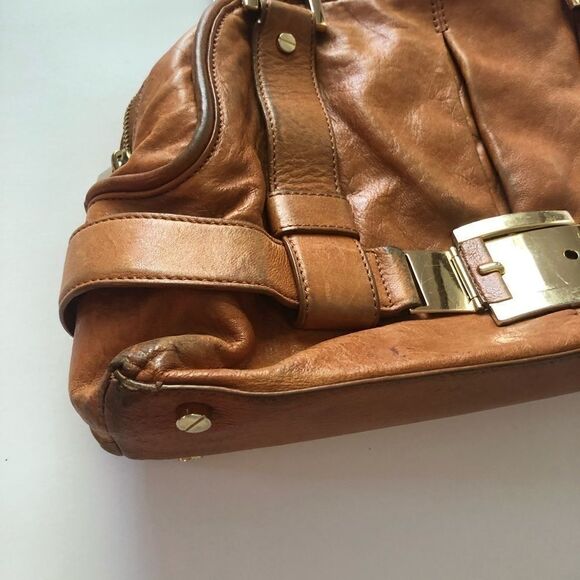 ** Michael Kors ** brown leather shoulder bag - Picture 3 of 8